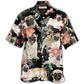 Hawaiian Shirt / Adults / S Pug Tropical Floral Style - Hawaiian Shirt - Reefox