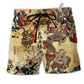 Beach Short / Adults / S Samurai Perceive That Which Cannot Be Seen With The Eye - Beach Short Reefox - Owls Matrix LTD