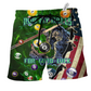Beach Short / Adults / S Billiard Rub My Balls For Good Luck - Beach Short Reefox - Owls Matrix LTD