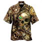 Hawaiian Shirt / Adults / S Skull Amazing Steampunk - Hawaiian Shirt - Reefox