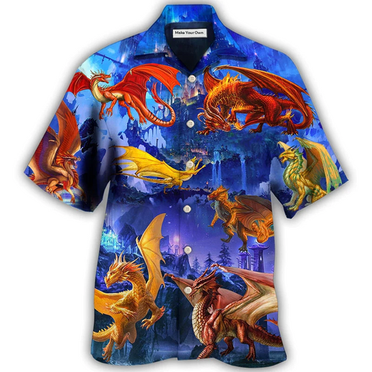 Dragon Fantasy Style - Hawaiian Shirt - Reefox
