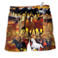 Beach Short / Adults / S Horse Run Run Classic Style - Beach Short Reefox - Owls Matrix LTD