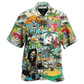 Hawaiian Shirt / Adults / S Skull Chill Out Summer Beach - Hawaiian Shirt - Reefox