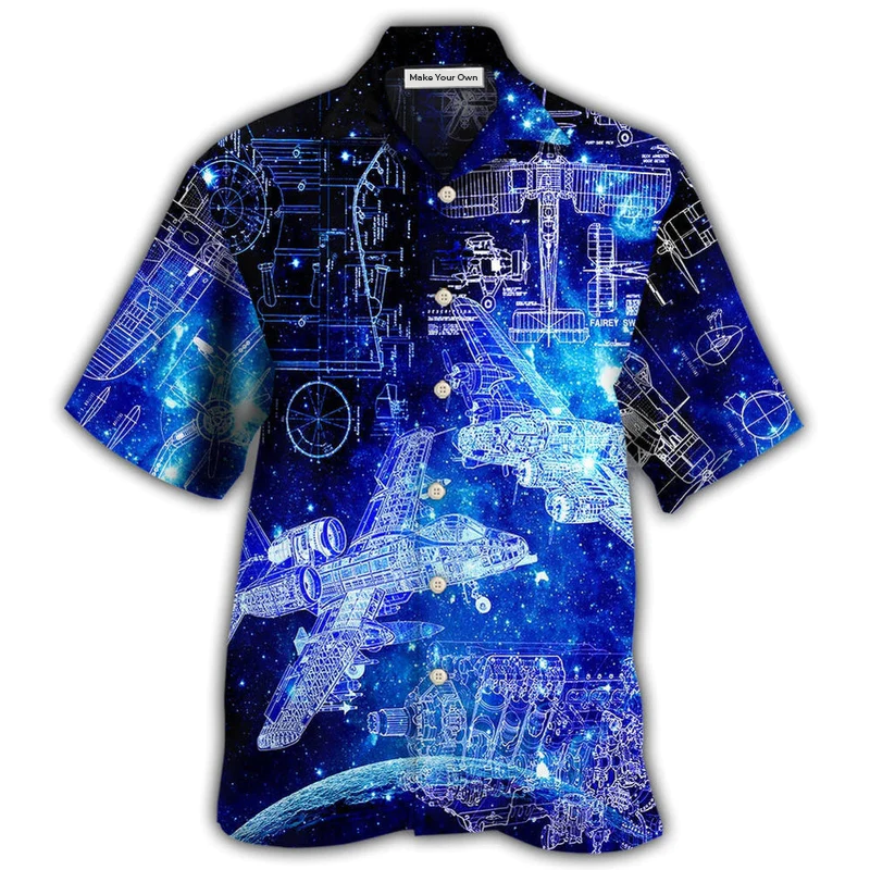 Hawaiian Shirt / Adults / S Engineer Aerospace Style - Hawaiian Shirt - Reefox