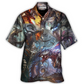 Hawaiian Shirt / Adults / S Dragon Fantasy World Dragon Magic - Hawaiian Shirt - Reefox