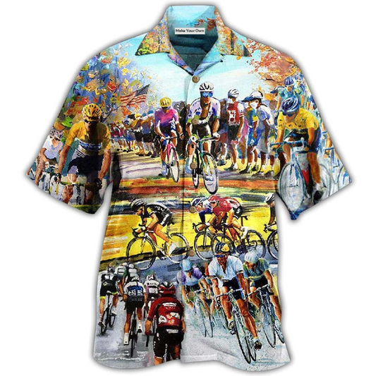 Hawaiian Shirt / Adults / S Bike Ride Until The End Of The World Forever - Hawaiian Shirt - Reefox