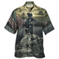 Hawaiian Shirt / Adults / S Veteran Brave Steps With Tree - Hawaiian Shirt - Reefox