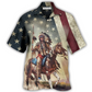 Hawaiian Shirt / Adults / S Native Horses Protect Place America - Hawaiian Shirt - Reefox