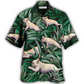 Hawaiian Shirt / Adults / S Bulldog Yoga Pose Tropical - Hawaiian Shirt - Reefox