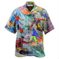 Hawaiian Shirt / Adults / S Snowboarding Dont Follow Me I Do Stupid - Hawaiian Shirt - Reefox