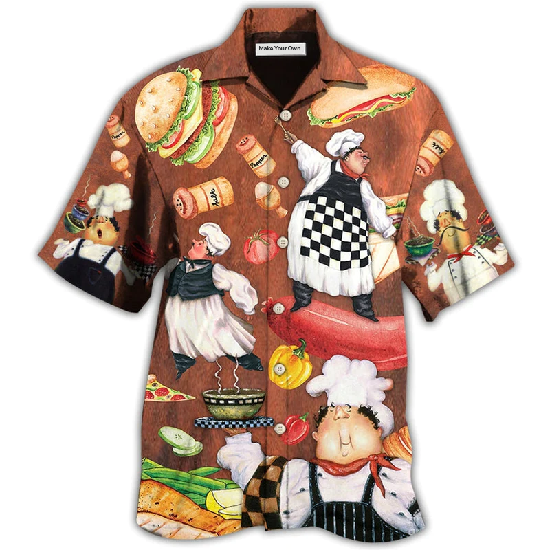 Hawaiian Shirt / Adults / S Chef Funny Cool Style - Hawaiian Shirt - Reefox