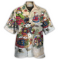 Hawaiian Shirt / Adults / S Christmas Couple Snowman Lover Winter Xmas - Hawaiian Shirt - Reefox