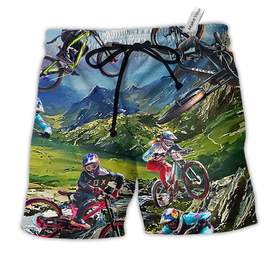 Beach Short / Adults / S Bike Exposed Style Amazing - Beach Short Reefox - Owls Matrix LTD