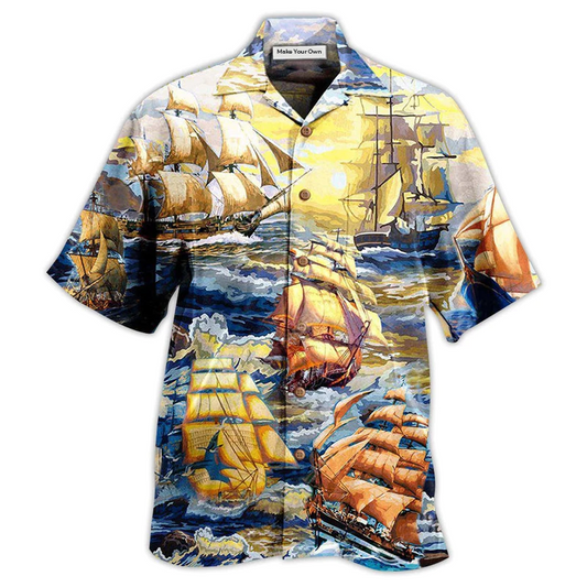 Hawaiian Shirt / Adults / S Sailing Use Any Wind Go Any Direction - Hawaiian Shirt - Reefox
