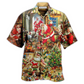 Christmas Santa's Toy Workshop Christmas Night - Hawaiian Shirt