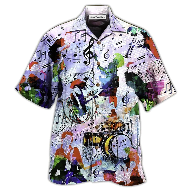 Hawaiian Shirt / Adults / S Music Band My Soul - Hawaiian Shirt - Reefox