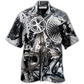 Hawaiian Shirt / Adults / S Bike When In Doubt Pedal It Out Bicycle In Dark Style - Hawaiian Shirt - Reefox