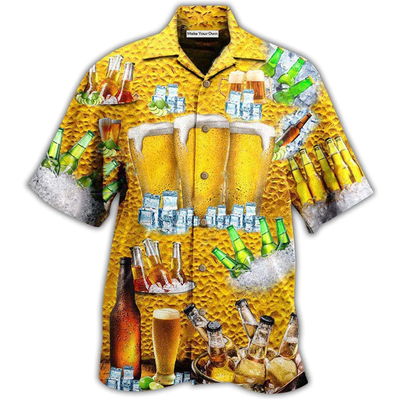 Hawaiian Shirt / Adults / S Beer Is Brewtiful - Hawaiian Shirt - Reefox