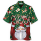 Hawaiian Shirt / Adults / S Christmas Santa Claus Lover Joy Green Style - Hawaiian Shirt - Reefox