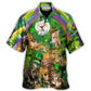 Hawaiian Shirt / Adults / S Irish Cat Happy St Patrick's Day - Hawaiian Shirt - Reefox