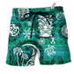 Beach Short / Adults / S Tiki Love Turtle Geen - Beach Short Reefox - Owls Matrix LTD