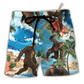 Bigfoot Tropical Funny Style - Beach Short Reefox - Owls Matrix LTD