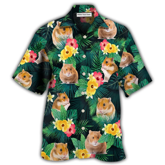Hawaiian Shirt / Adults / S Hamster Tropical Summer Vibes - Hawaiian Shirt - Reefox