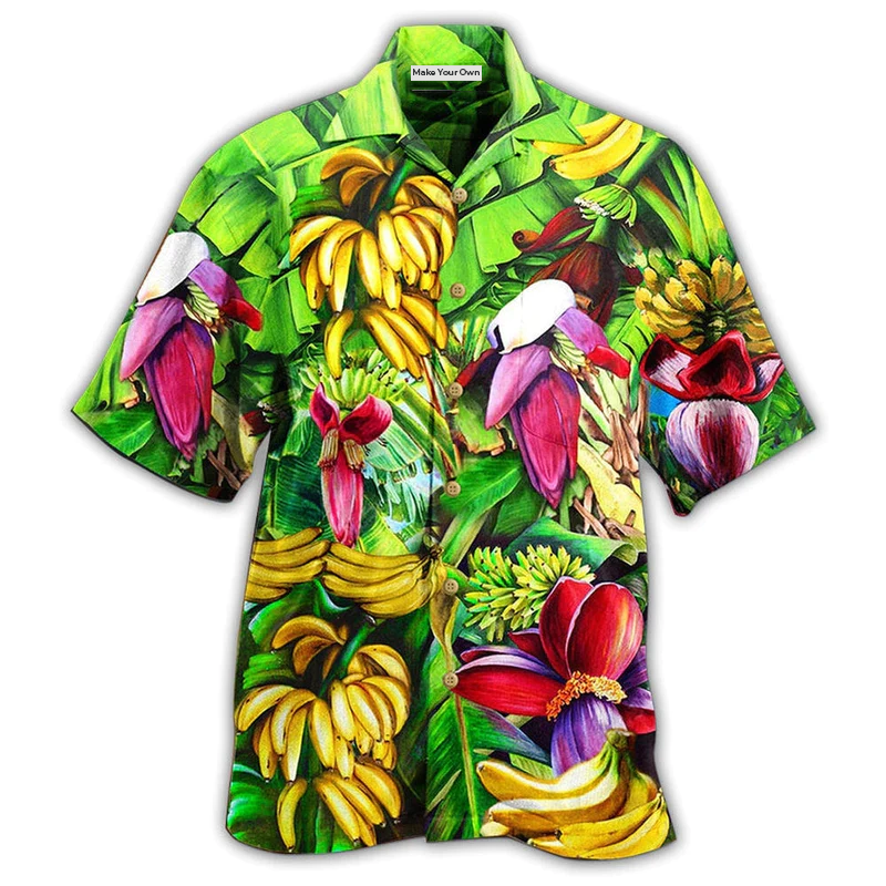 Hawaiian Shirt / Adults / S Banana Tropical Forest - Hawaiian Shirt - Reefox