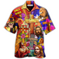 Hawaiian Shirt / Adults / S Jesus Lion And Flowers Cool - Hawaiian Shirt - Reefox