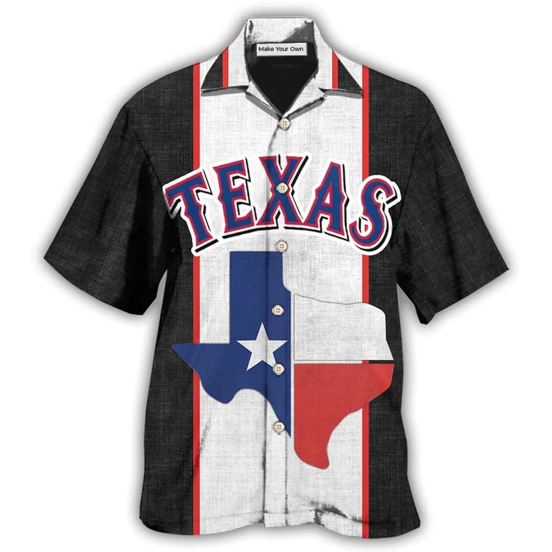 Hawaiian Shirt / Adults / S Texas Peace Love Life Style - Hawaiian Shirt - Reefox