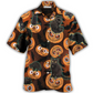 Hawaiian Shirt / Adults / S Halloween Is Better Cat Make - Hawaiian Shirt - Reefox
