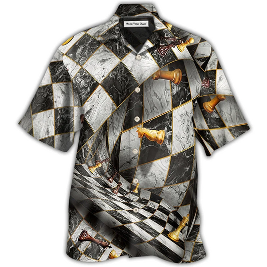 Hawaiian Shirt / Adults / S Chess Mysterious Cool Style - Hawaiian Shirt - Reefox