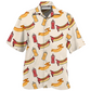 Hawaiian Shirt / Adults / S Hot Dog Funny Cool - Hawaiian Shirt - Reefox