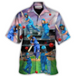 Dog Love Cricket Funny Lover Cricket And Dog - Hawaiian Shirt - Reefox