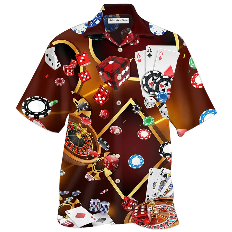 Hawaiian Shirt / Adults / S Gambling Casino Luxury - Hawaiian Shirt - Reefox