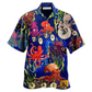 Hawaiian Shirt / Adults / S Octopus Could An Octopus Ride A Bicycle - Hawaiian Shirt - Reefox
