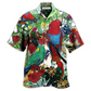 Hawaiian Shirt / Adults / S Parrot Red And Green Style - Hawaiian Shirt - Reefox