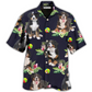 Hawaiian Shirt / Adults / S Bernese Mountain Dog Ball Tropical Floral - Hawaiian Shirt - Reefox