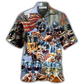 Hawaiian Shirt / Adults / S Wine Cheers Independence Day - Hawaiian Shirt - Reefox