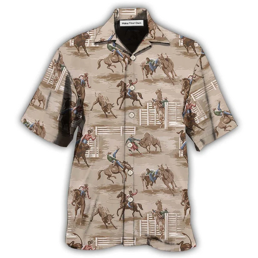 Hawaiian Shirt / Adults / S Horse Style Lover Play - Hawaiian Shirt - Reefox