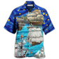 Hawaiian Shirt / Adults / S Sailing Love Ocean And Sky Christmas Style - Hawaiian Shirt - Reefox