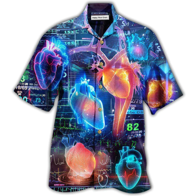 Hawaiian Shirt / Adults / S Cardiologist One A Cardiologist Always A Cardiologist - Hawaiian Shirt - Reefox