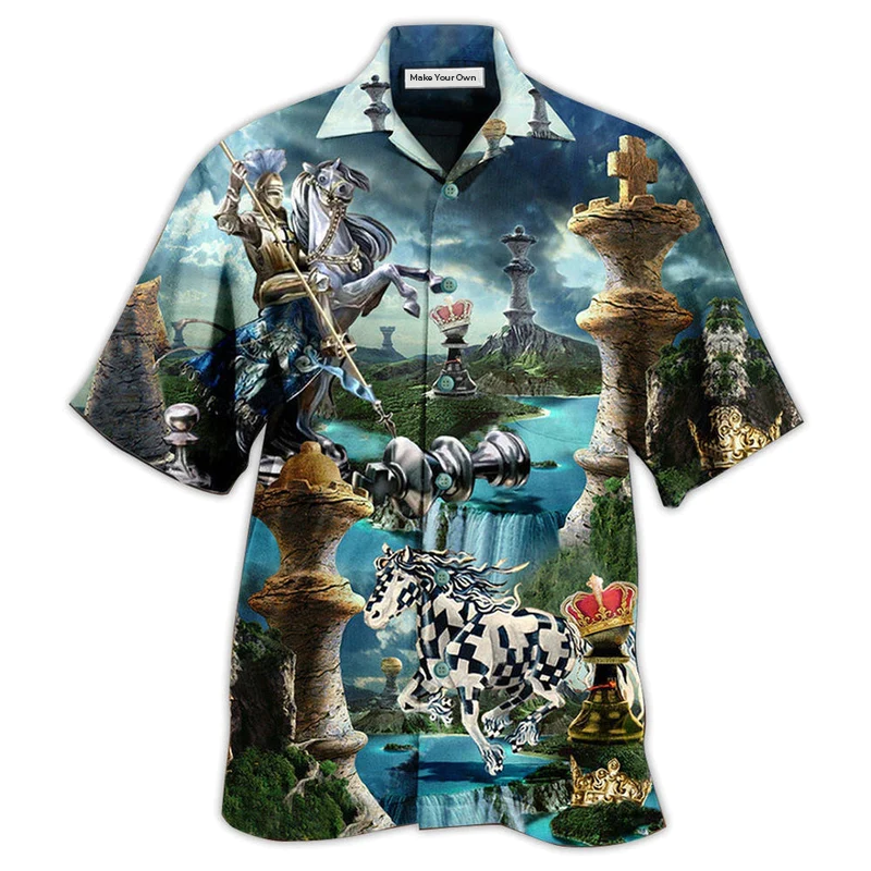 Hawaiian Shirt / Adults / S Chess Is Life Cool Style - Hawaiian Shirt - Reefox