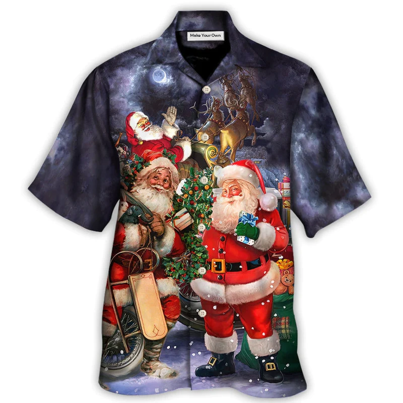 Hawaiian Shirt / Adults / S Christmas Light In The Dark - Hawaiian Shirt - Reefox