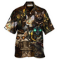 Hawaiian Shirt / Adults / S Cat Steampunk Art Steal Heart - Hawaiian Shirt - Reefox
