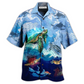 Hawaiian Shirt / Adults / S Turtle Go With The Flow - Hawaiian Shirt - Reefox
