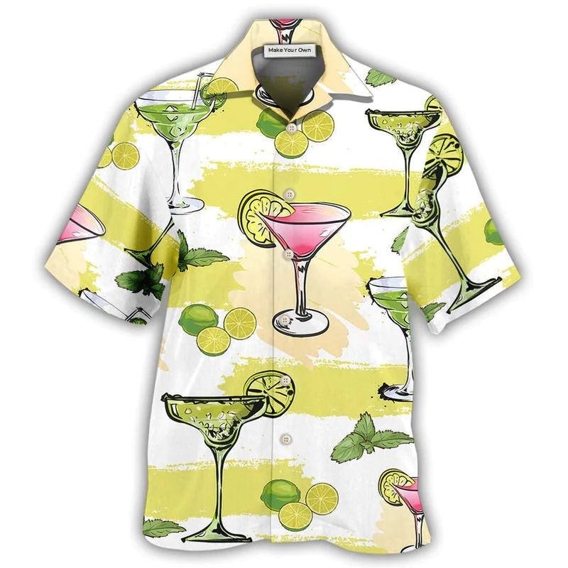 Hawaiian Shirt / Adults / S Cocktail Margarita Summer Party - Hawaiian Shirt - Reefox