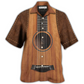 Hawaiian Shirt / Adults / S Guitar Vintage Leather Music Lover - Hawaiian Shirt - Reefox