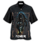 Hawaiian Shirt / Adults / S Viking Wolf Fenrir - Hawaiian Shirt - Reefox