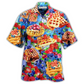 Hawaiian Shirt / Adults / S Food Pancake With Strawbery And BlueBery Delicious - Hawaiian Shirt - Reefox